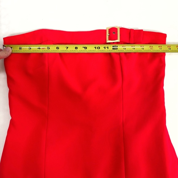 Amanda Uprichard x REVOLVE Edison Mini Dress in Crimson Size L - Picture 9 of 12